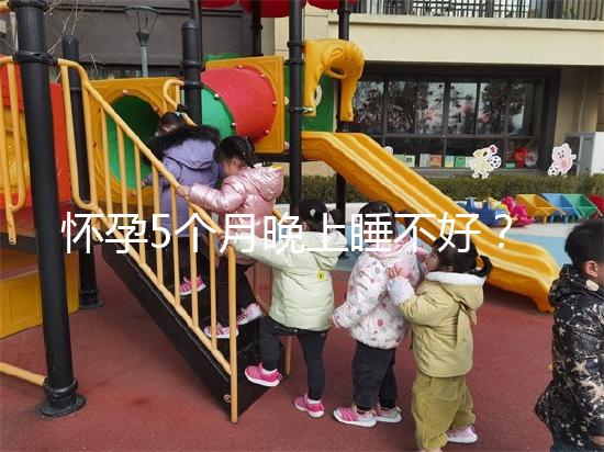 懷孕5個(gè)月晚上睡不好?可能是你睡覺(jué)姿勢(shì)不對(duì)