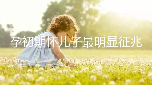 孕初期懷兒子最明顯征兆,網(wǎng)友指導(dǎo)全身長毛必是男胎