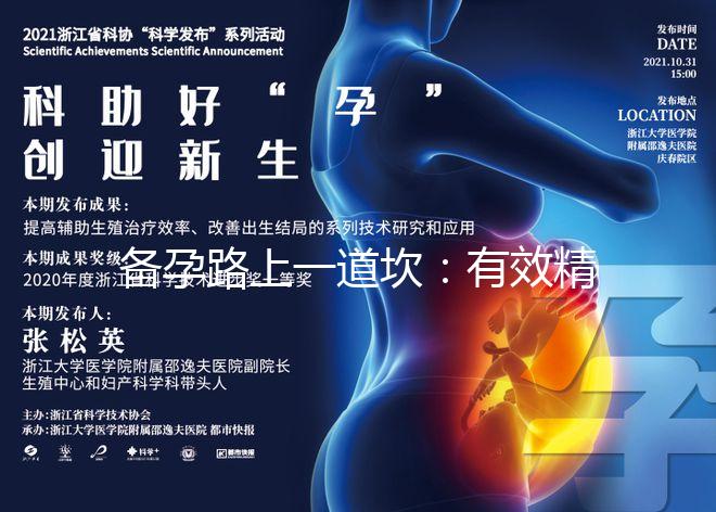 備孕路上一道坎:有效精子濃度偏低生育力先減半