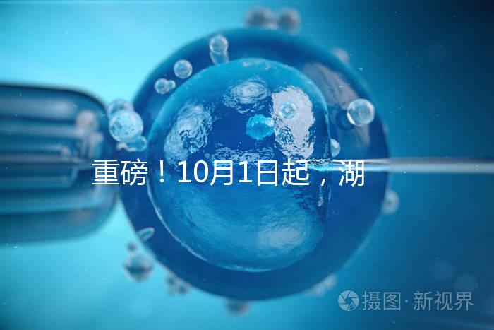 重磅！10月1日起，湖南省試管嬰兒納入醫保報銷（附29家醫保定點醫院）