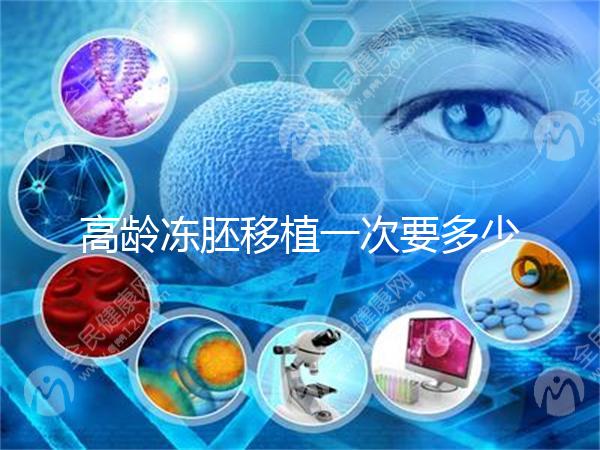 高齡凍胚移植一次要多少錢(qián)?解凍費(fèi)只有幾千元真的不貴